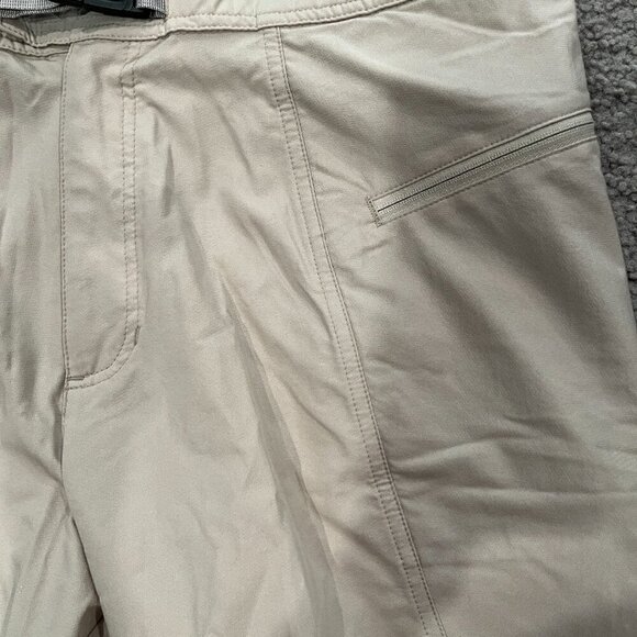 CLOUDVEIL 100% Nylon Performance Hiking Pants Multiple Zip Pockets Self Belt 34 - Picture 6 of 13